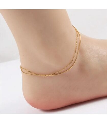 Arriva Anklet Minimalist 2 Layers