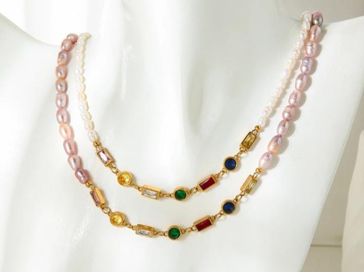 Chain Colored Zircon