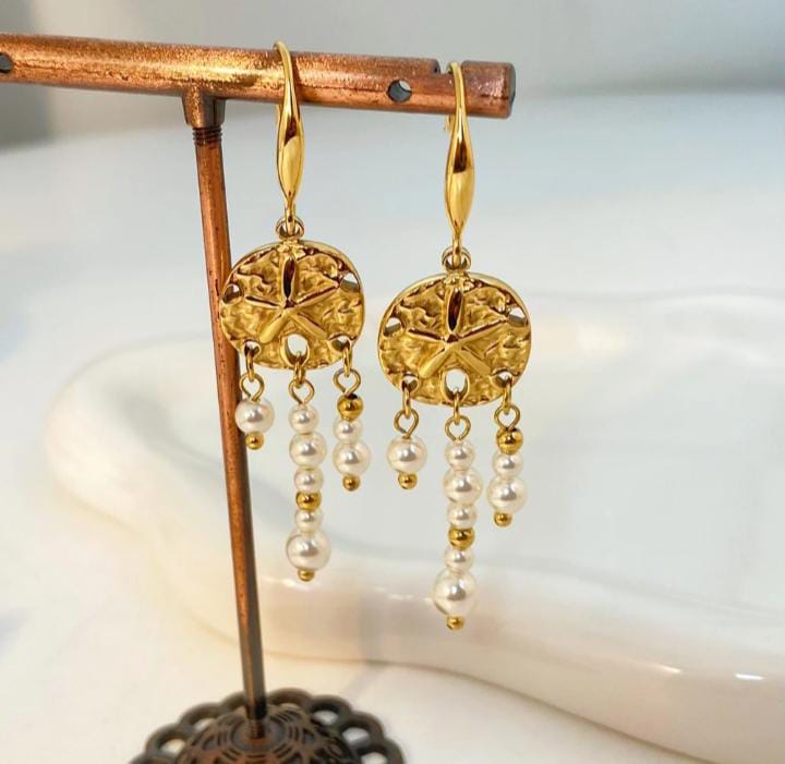 Bohemia Style Dreamcatcher Sea star ocean earhook