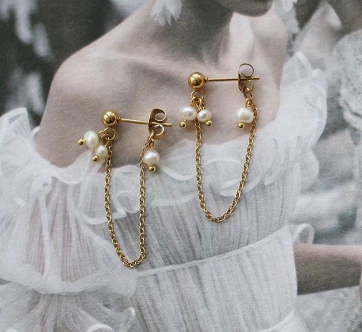 Pearl Earrings 2 - Image 2