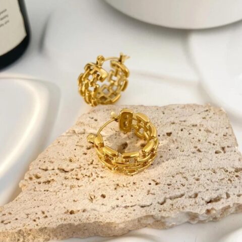 Orlanda hoops earrings
