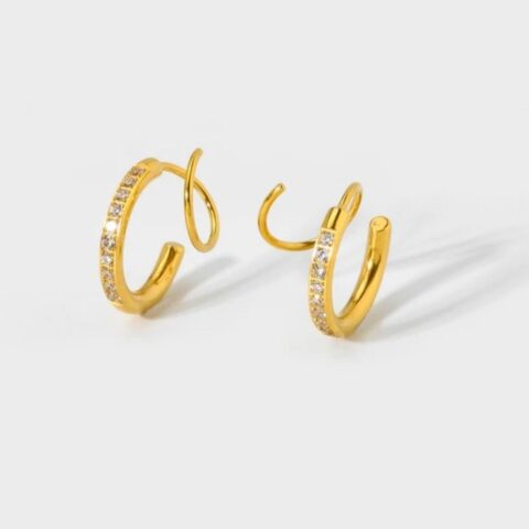 Spiral earrings