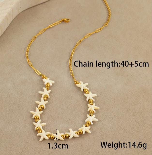Starfish jewelry set Summer beach - Image 2